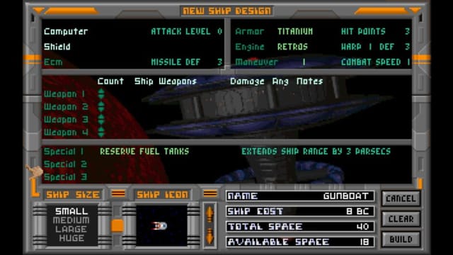 Master of Orion gameplay screenshot