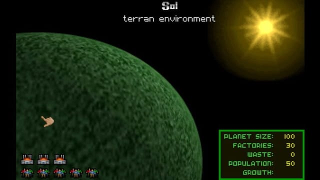 Master of Orion gameplay screenshot