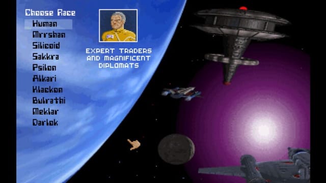 Master of Orion gameplay screenshot