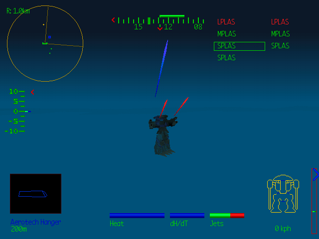 MechWarrior 2: 31st Century Combat gameplay screenshot