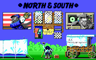 North & South gameplay screenshot