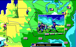 North & South gameplay screenshot
