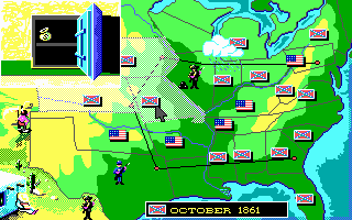 North & South gameplay screenshot