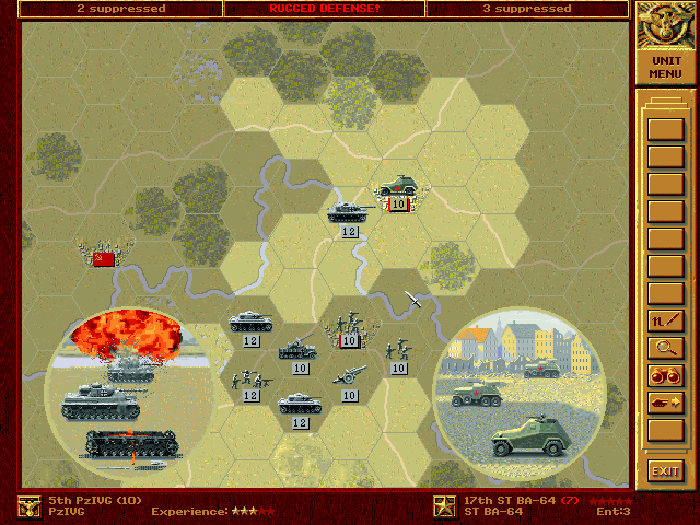Panzer General gameplay screenshot