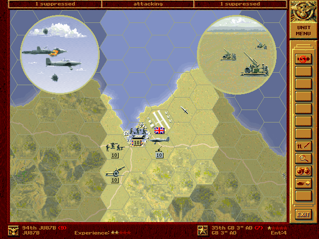 Panzer General gameplay screenshot