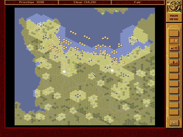 Panzer General gameplay screenshot