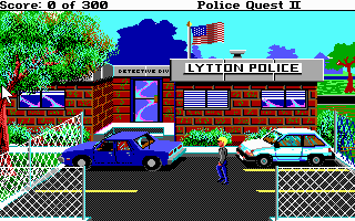 Police Quest 2: The Vengeance gameplay screenshot