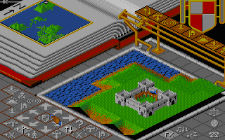 Populous gameplay screenshot