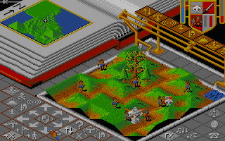 Populous gameplay screenshot