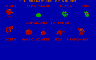 Q*bert gameplay screenshot