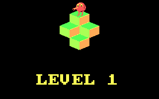 Q*bert gameplay screenshot