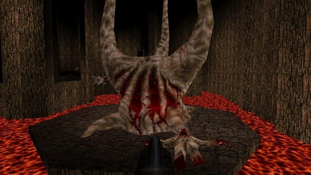 Quake gameplay screenshot