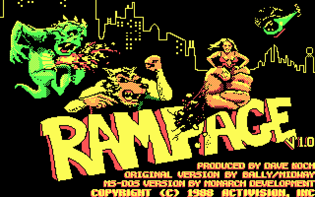 Rampage gameplay screenshot