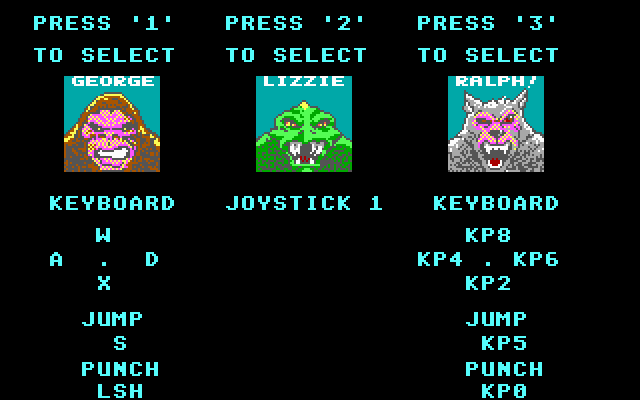 Rampage gameplay screenshot
