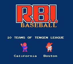 R.B.I. Baseball gameplay screenshot