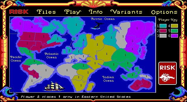 Risk gameplay screenshot