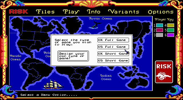 Risk gameplay screenshot