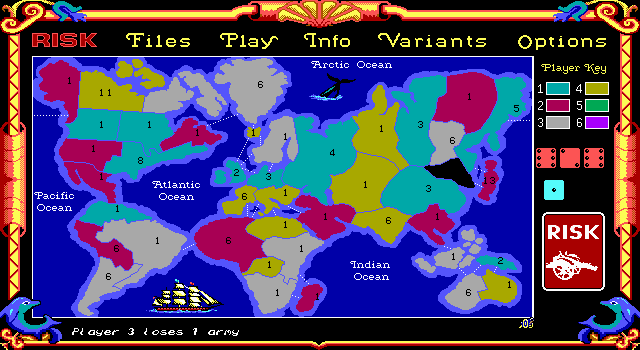 Risk gameplay screenshot