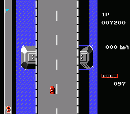 Road Fighter gameplay screenshot