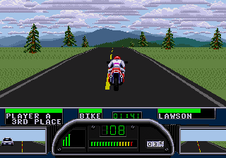 Road Rash II gameplay screenshot