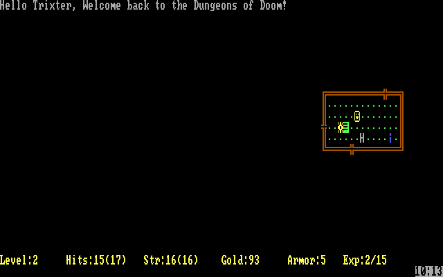 Rogue gameplay screenshot