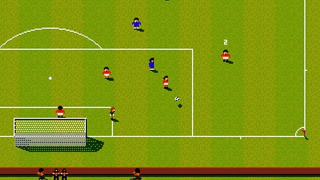 Sensible World of Soccer gameplay screenshot