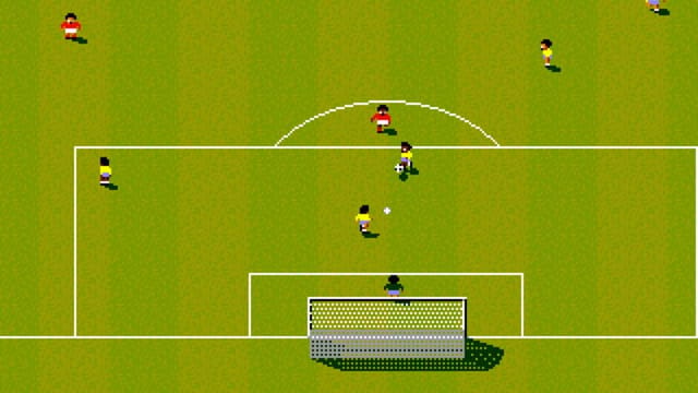 Sensible World of Soccer gameplay screenshot