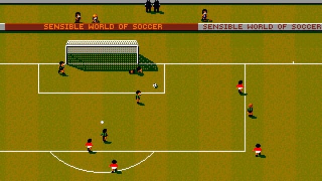 Sensible World of Soccer gameplay screenshot