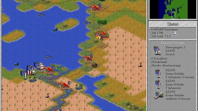 Sid Meier's Civilization II: Conflicts in Civilization gameplay screenshot