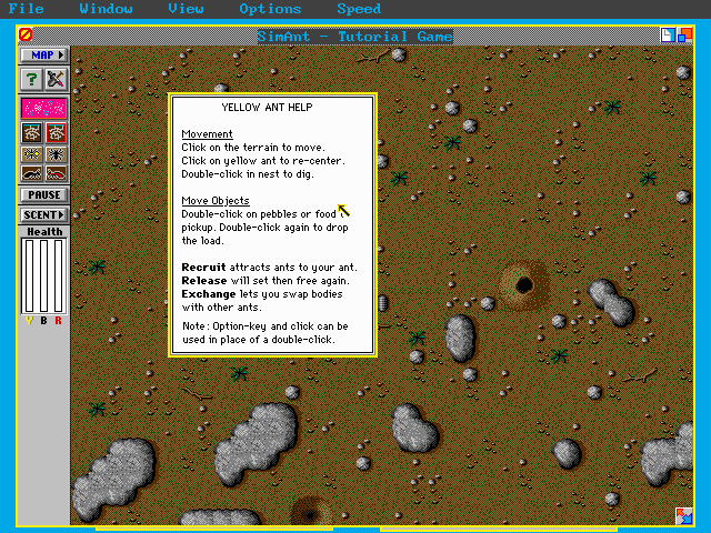 SimAnt gameplay screenshot
