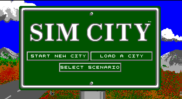 SimCity gameplay screenshot