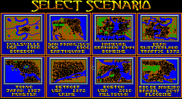 SimCity gameplay screenshot