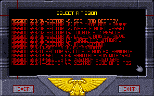 Space Crusade gameplay screenshot