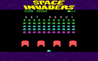 Space Invaders gameplay screenshot