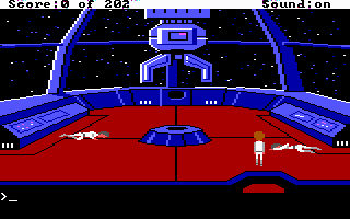 Space Quest: Chapter I - The Sarien Encounter gameplay screenshot