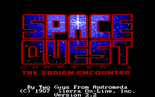 Space Quest: Chapter I - The Sarien Encounter gameplay screenshot