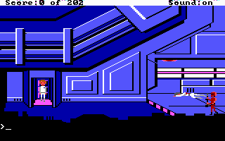 Space Quest: Chapter I - The Sarien Encounter gameplay screenshot