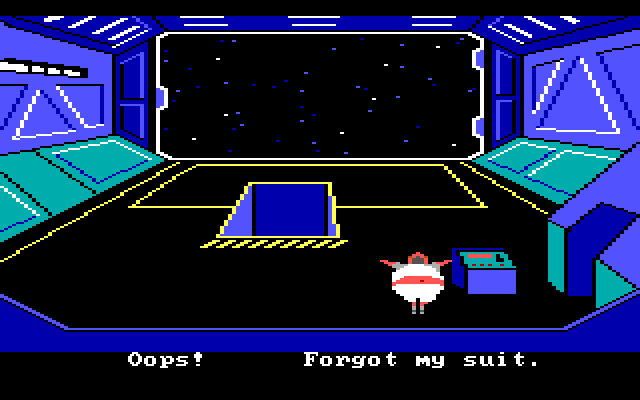 Space Quest: Chapter I - The Sarien Encounter gameplay screenshot