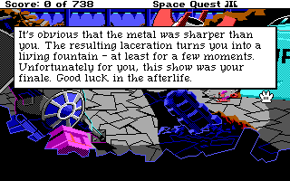 Space Quest III: The Pirates of Pestulon gameplay screenshot