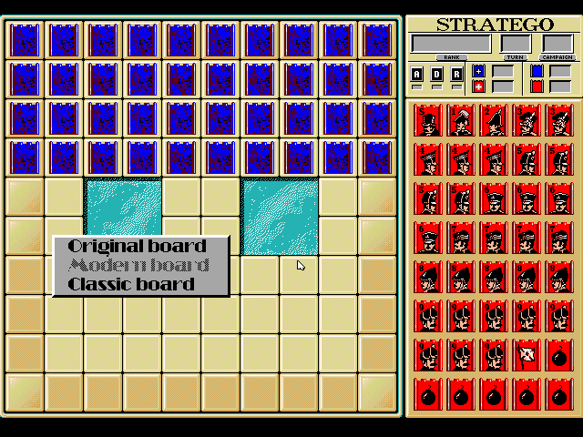Stratego gameplay screenshot