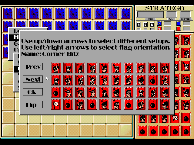 Stratego gameplay screenshot