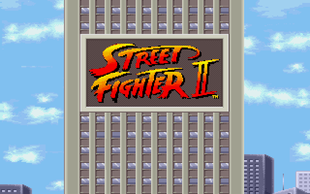 Street Fighter II gameplay screenshot