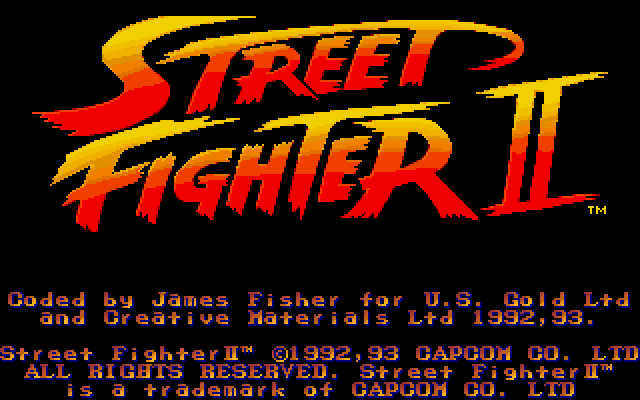 Street Fighter II gameplay screenshot