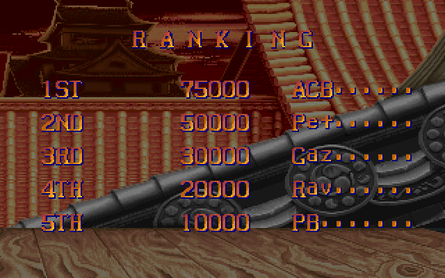 Street Fighter II gameplay screenshot