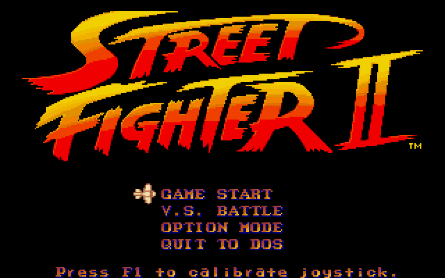 Street Fighter II gameplay screenshot