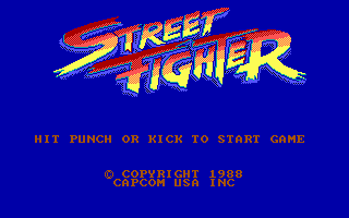 Street Fighter gameplay screenshot