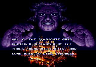 Streets of Rage 2 gameplay screenshot