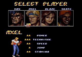 Streets of Rage 2 gameplay screenshot