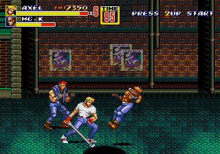Streets of Rage 2 gameplay screenshot