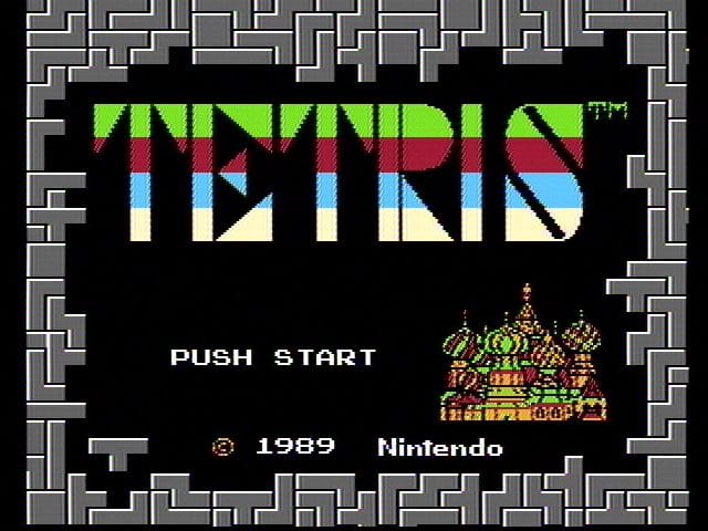 Tetris gameplay screenshot